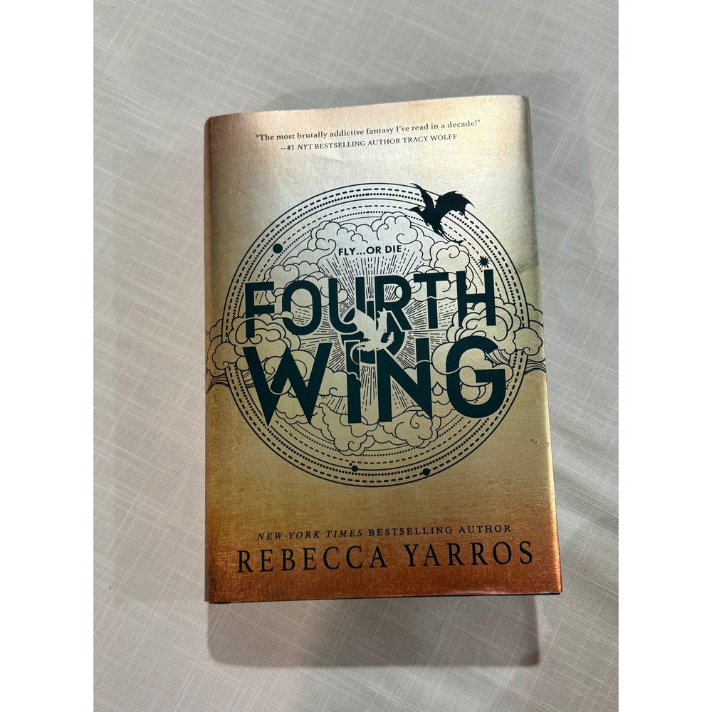 Fourth Wing‎ Rebecca Yarros First Edition Hardcover Red Tower Books 2023 Fantasy